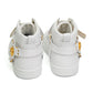 Versace White Leather Gold Medusa Sneakers