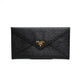 Prada Black Vitello Move Envelope Wallet