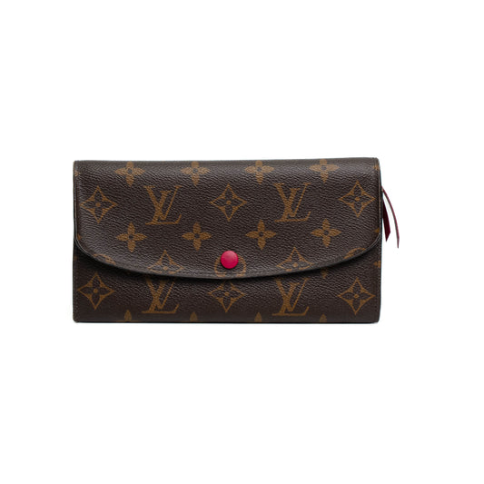 Louis Vuitton Monogram Emilie Rose Long Wallet