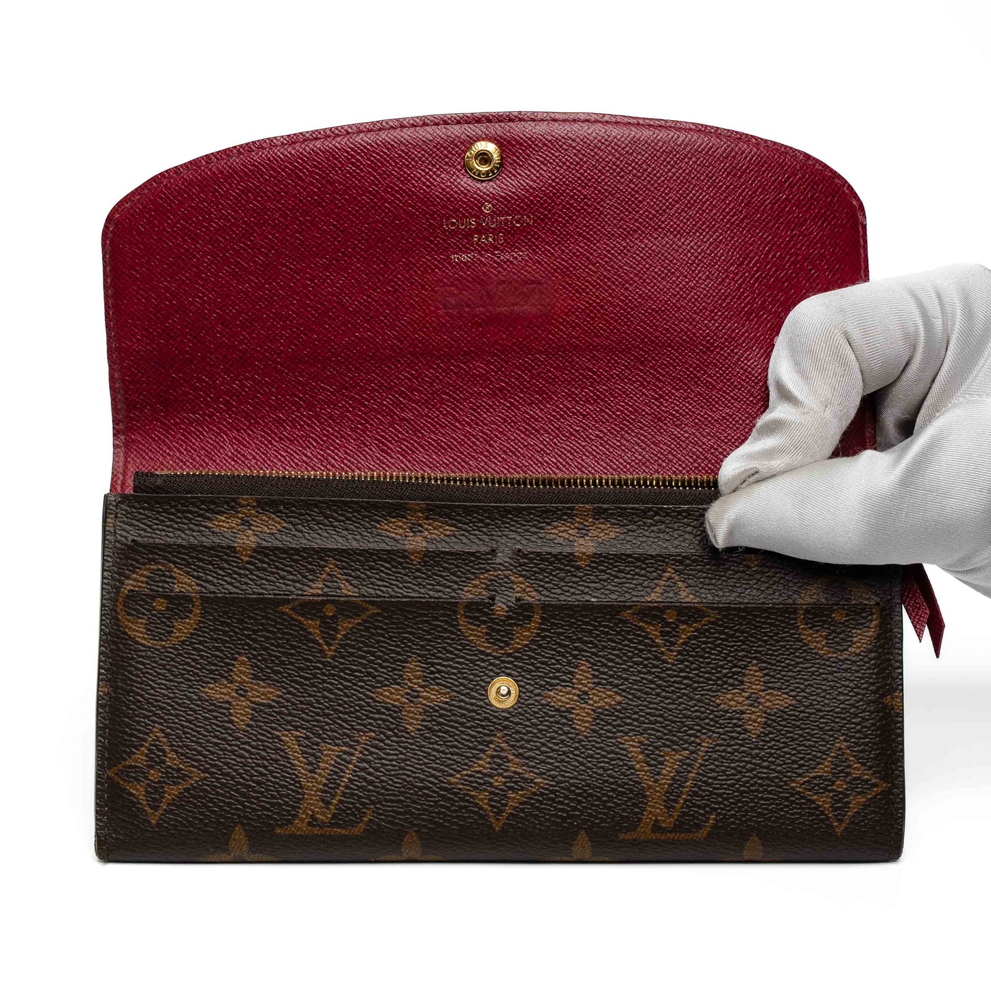 Louis Vuitton Monogram Emilie Rose Long Wallet