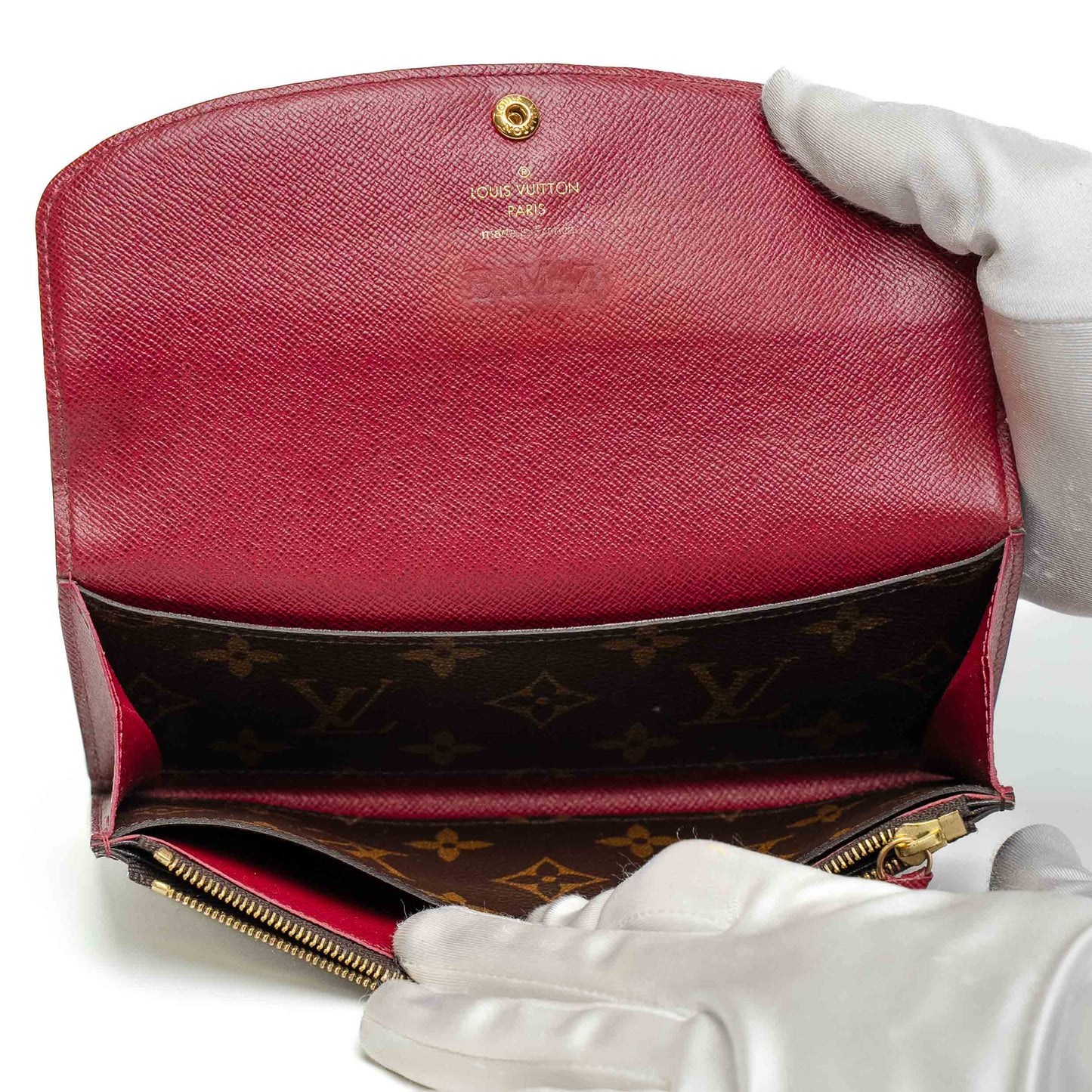 Louis Vuitton Monogram Emilie Rose Long Wallet
