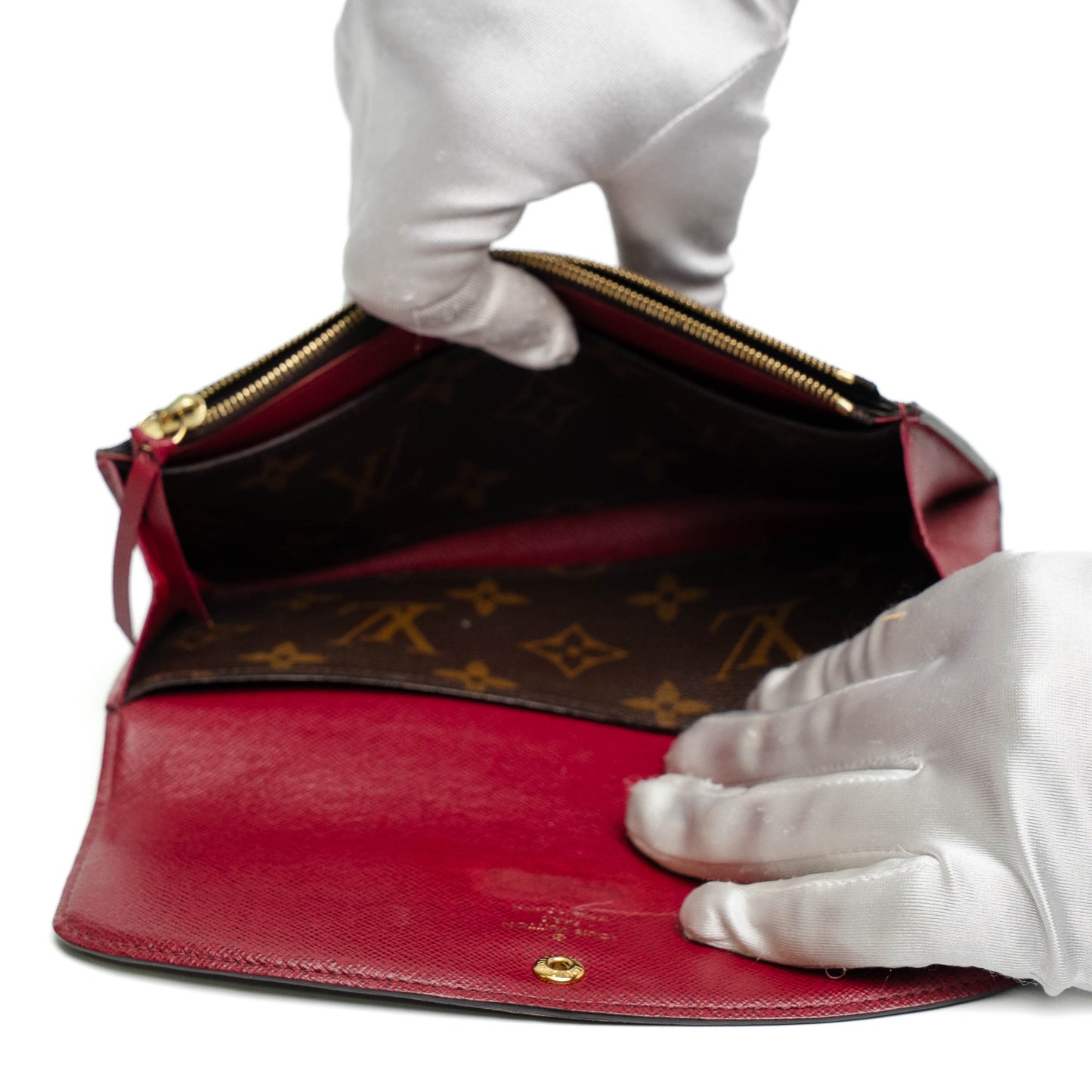 Louis Vuitton Monogram Emilie Rose Long Wallet