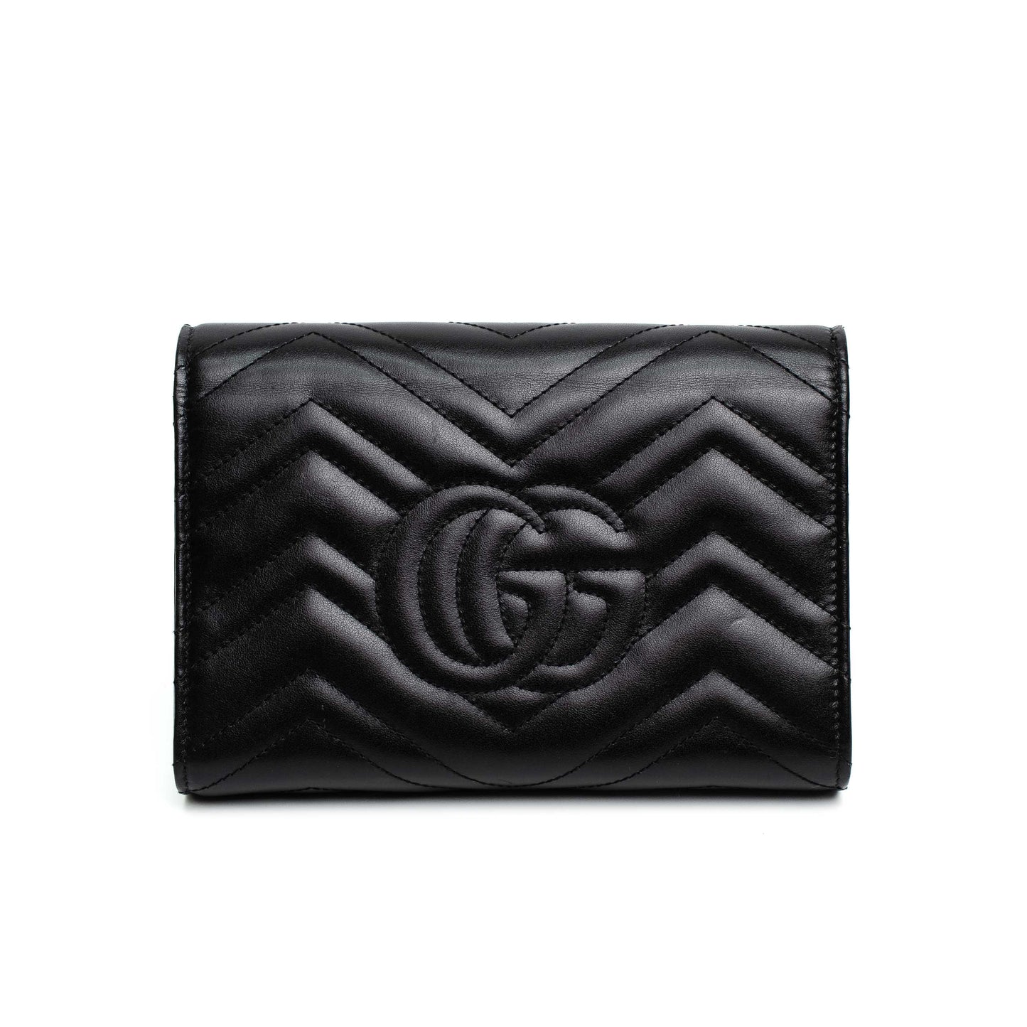 Gucci Marmont Black Chain Wallet