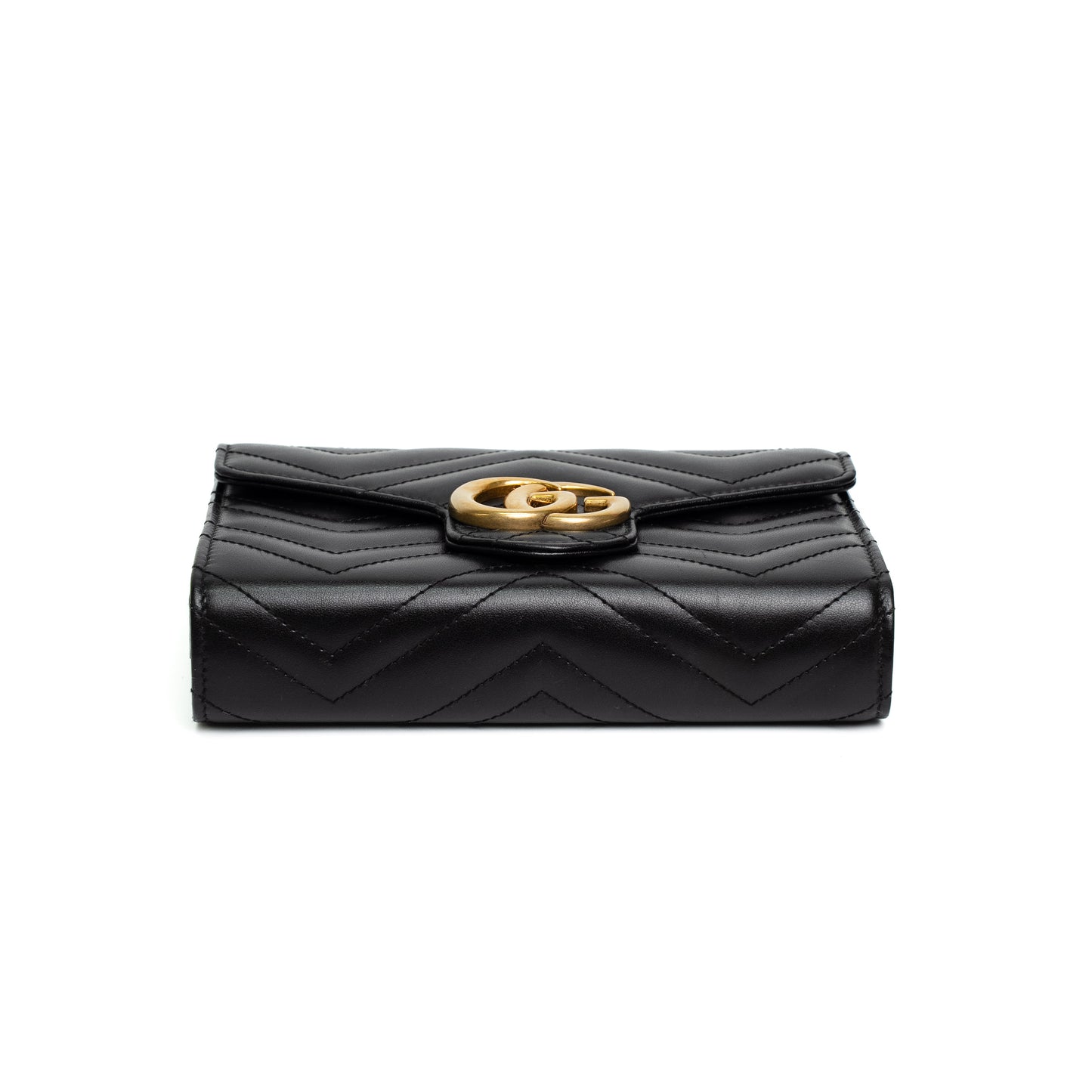Gucci Marmont Black Chain Wallet