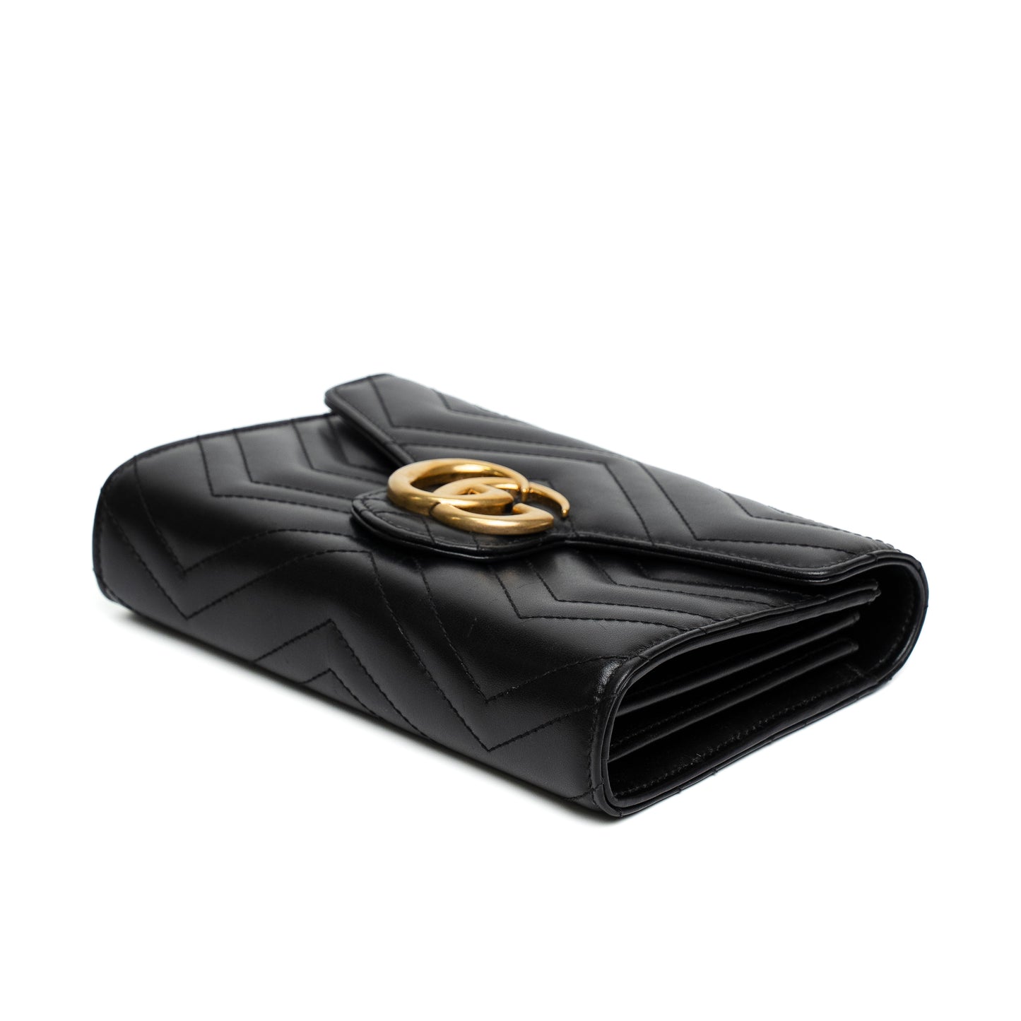 Gucci Marmont Black Chain Wallet