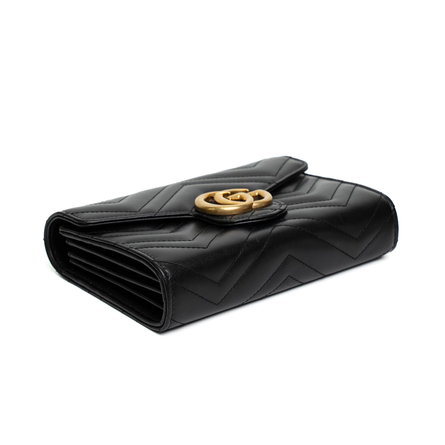 Gucci Marmont Black Chain Wallet