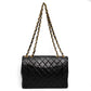 Chanel Black Quilted Classic Jumbo Flap Bag