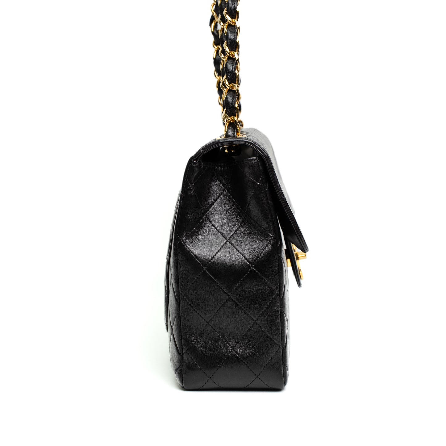 Chanel Black Quilted Classic Jumbo Flap Bag
