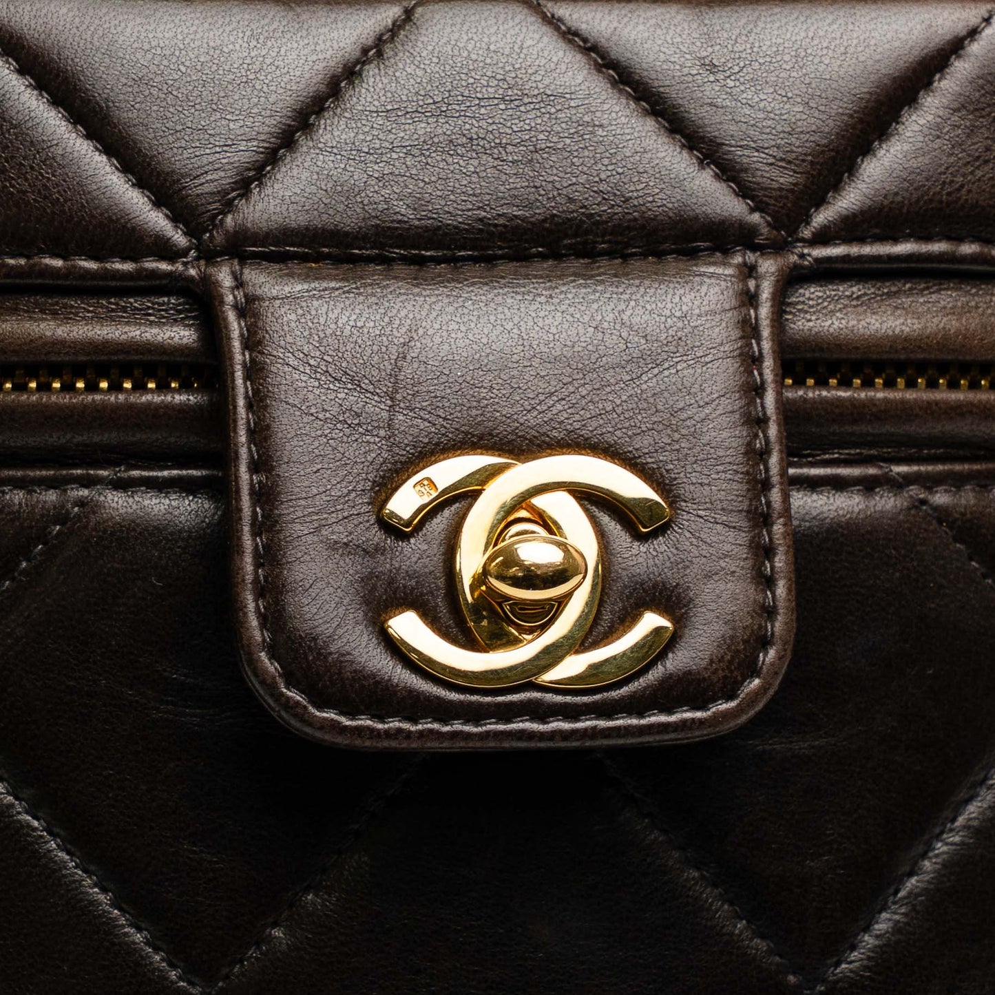 Chanel Lambskin Vanity Box Bag