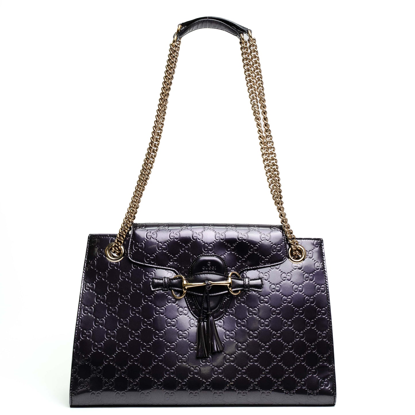 Gucci Emily Guccissima Chain Shoulder Bag