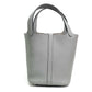 Hermes Picotin Lock Gris Pantin Bag