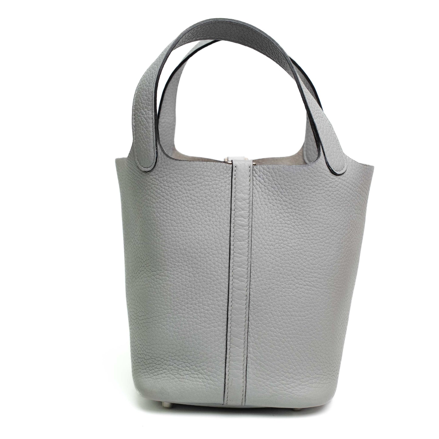 Hermes Picotin Lock Gris Pantin Bag