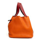 Hermes Picotin Lock Orange Rubis Bag