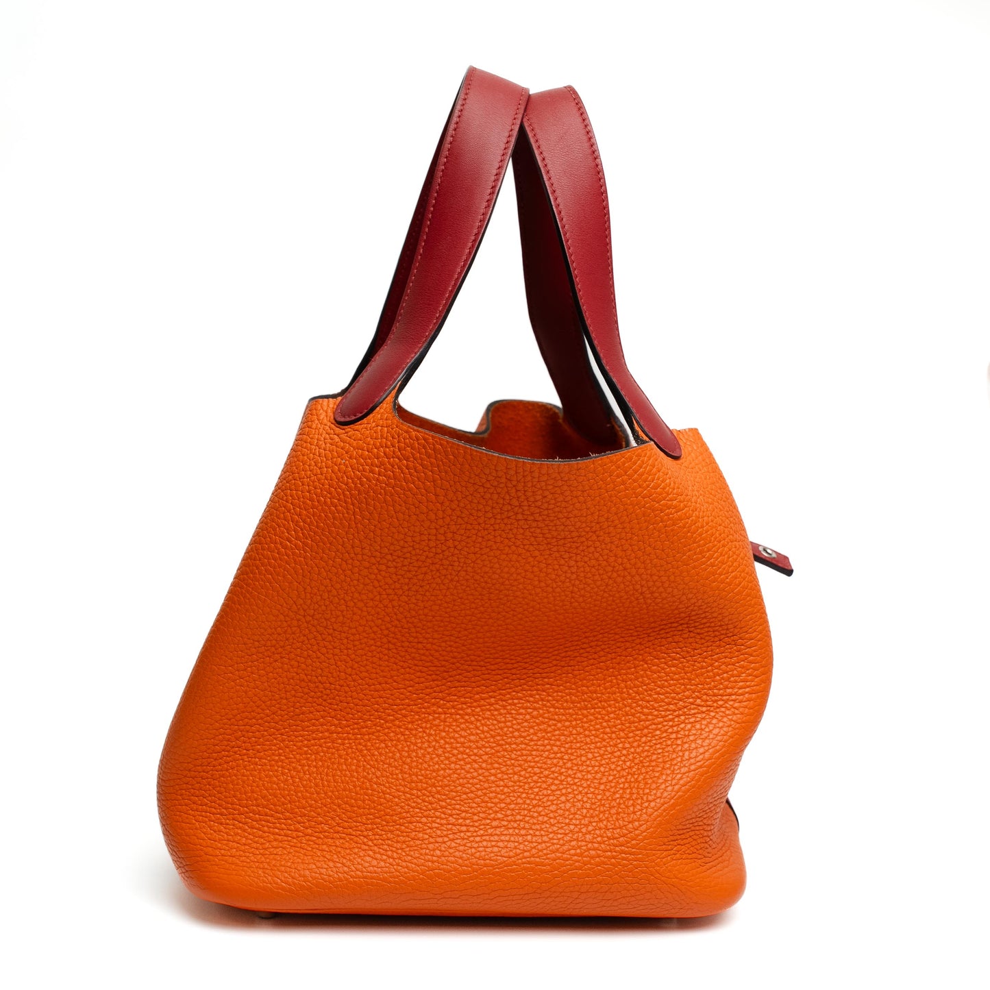 Hermes Picotin Lock Orange Rubis Bag