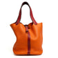 Hermes Picotin Lock Orange Rubis Bag