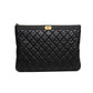 Chanel Quilted Caviar Boy Clutch