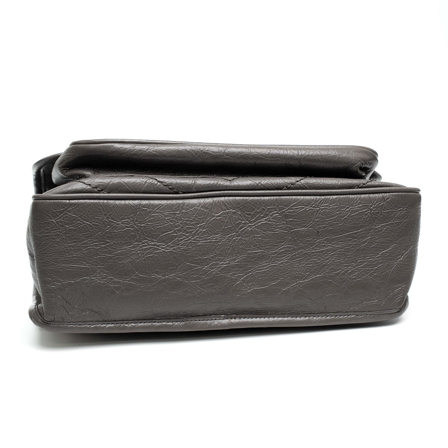 Saint Laurent Grey Matelasse Chain Shoulder Bag