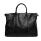 Coach Black Pebble Leather Satchel Bag