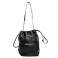 Saint Laurent Teddy Leather Bucket Bag