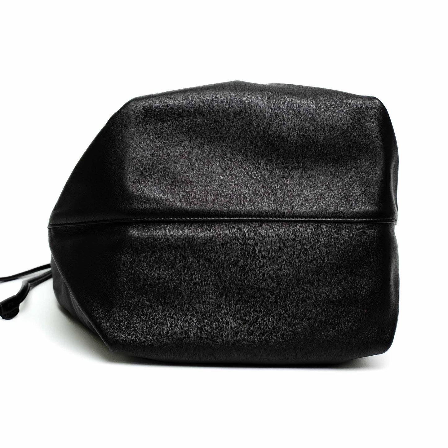 Saint Laurent Teddy Leather Bucket Bag