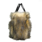 PRADA FAUX FUR TOTE HANBAG