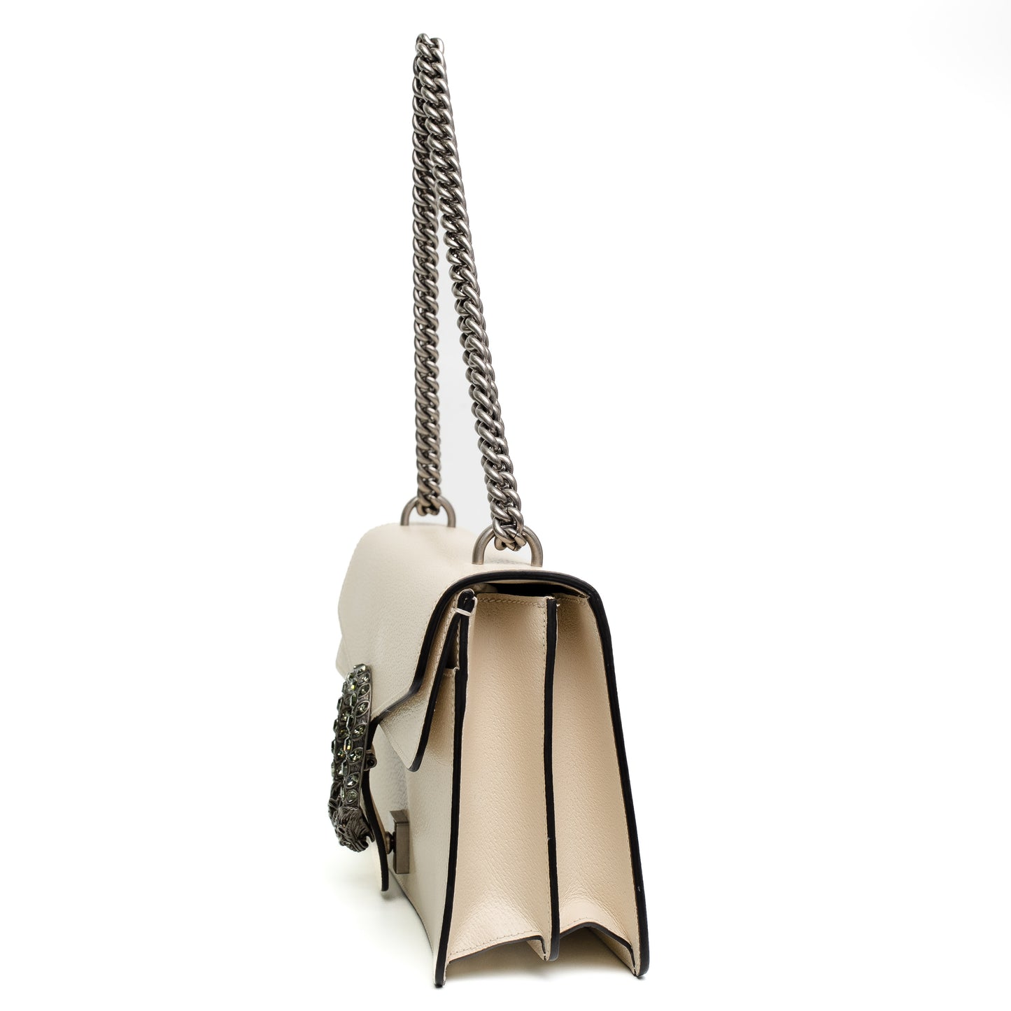 Gucci Dionysus Cream Leather Shoulder Bag