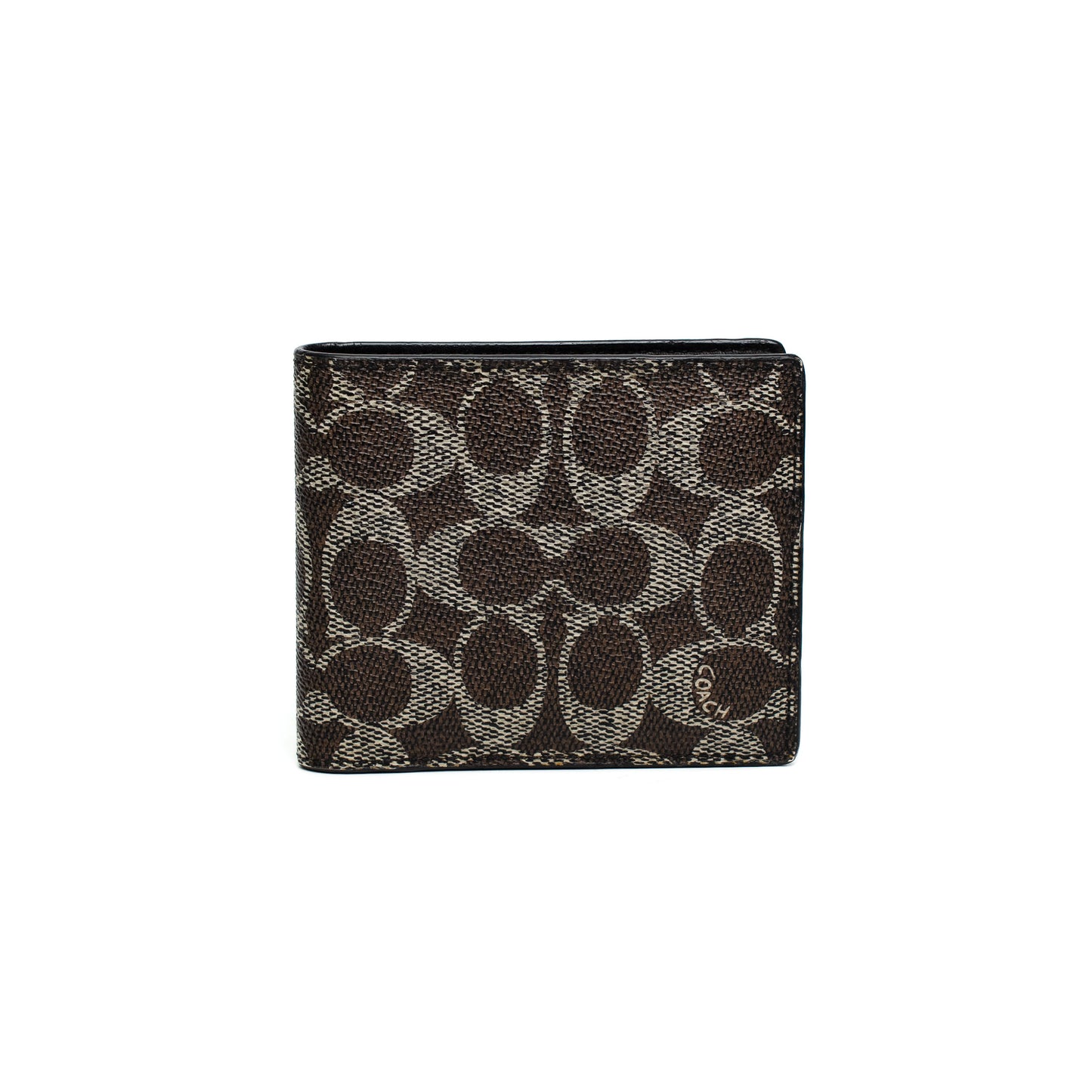 Coach Signature Canvas Menâ€™s Bi-Fold Wallet