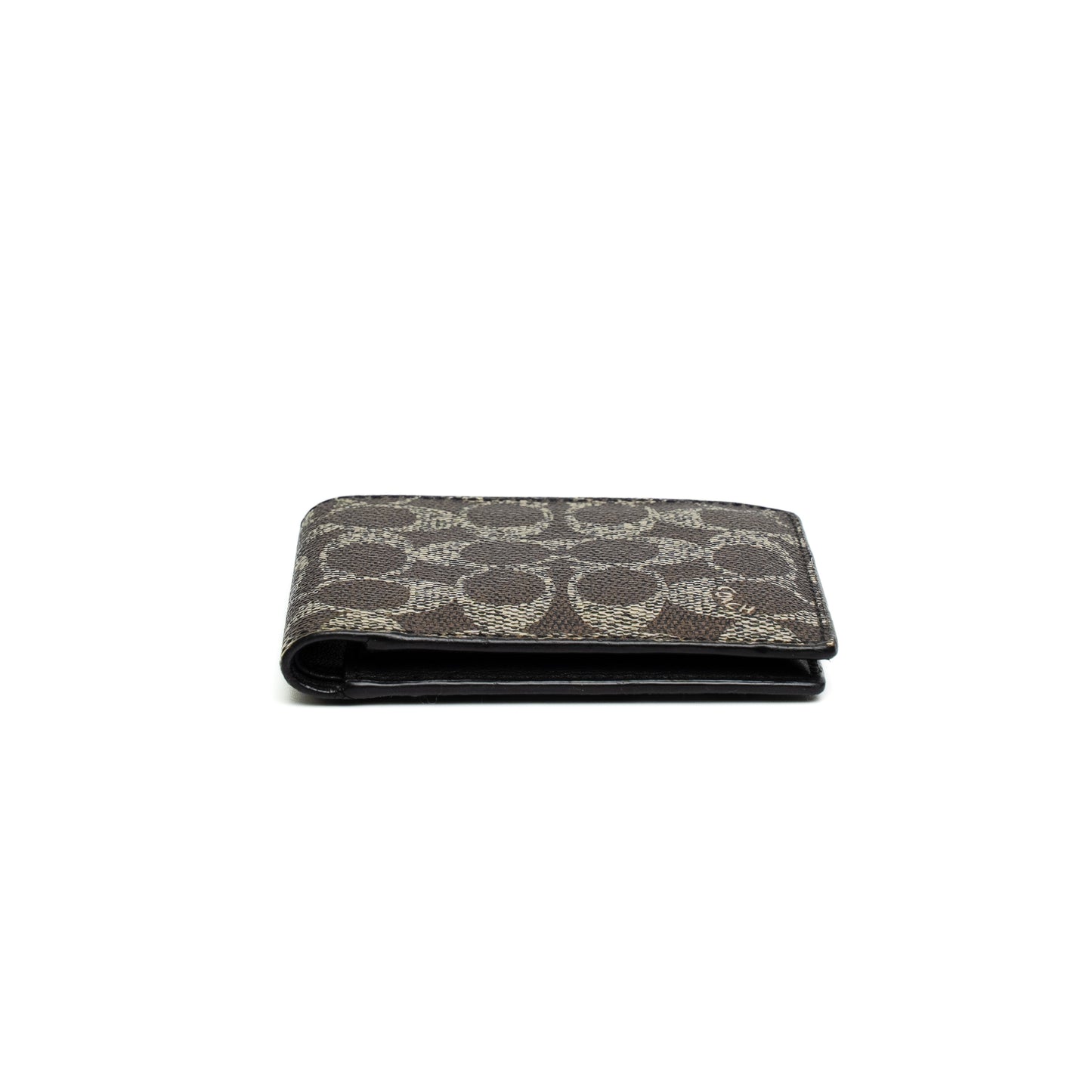 Coach Signature Canvas Menâ€™s Bi-Fold Wallet
