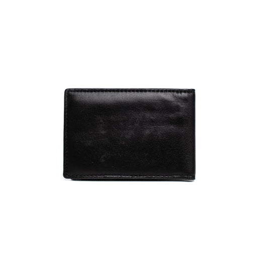 Coach Black Leather Bi-Fold Card Wallet