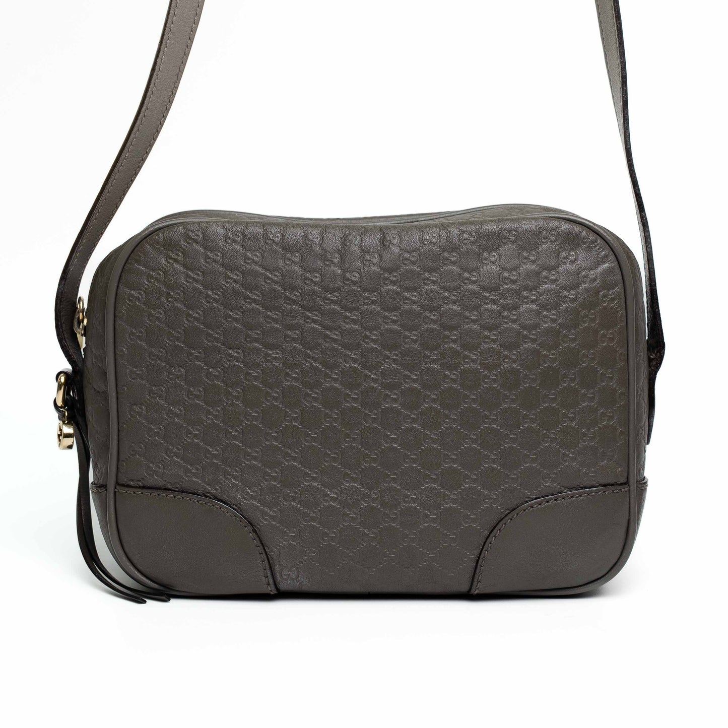 Gucci Microguccissima Grey Mini Bree Messenger