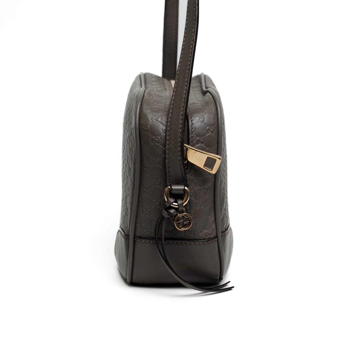 Gucci Microguccissima Grey Mini Bree Messenger