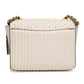 Coach Parker Chalk Quilted Rivet Shoulder Bag