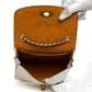 Coach Parker Chalk Quilted Rivet Shoulder Bag