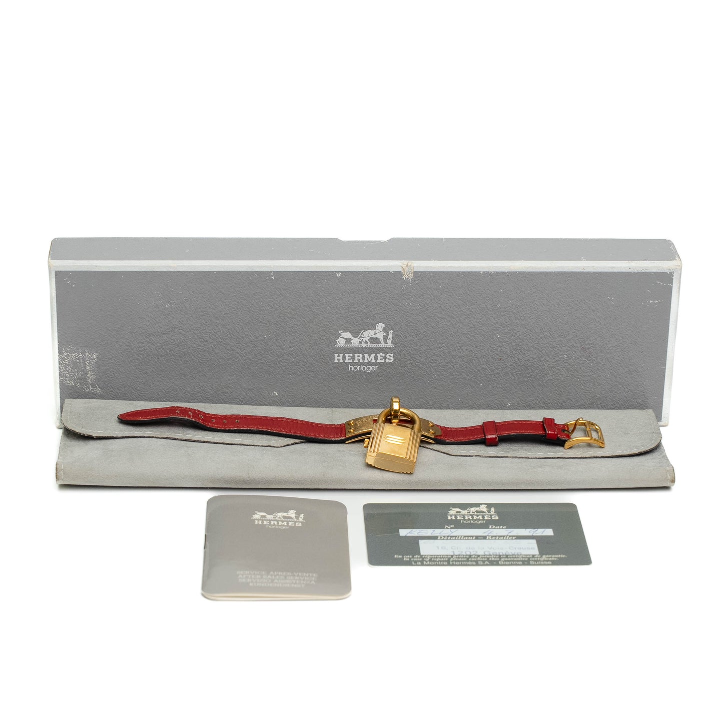 Hermes Kelly Cadena Rouge 20mm Watch