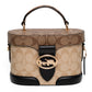 Coach Georgie Gem Khaki Canvas Crossbody Bag
