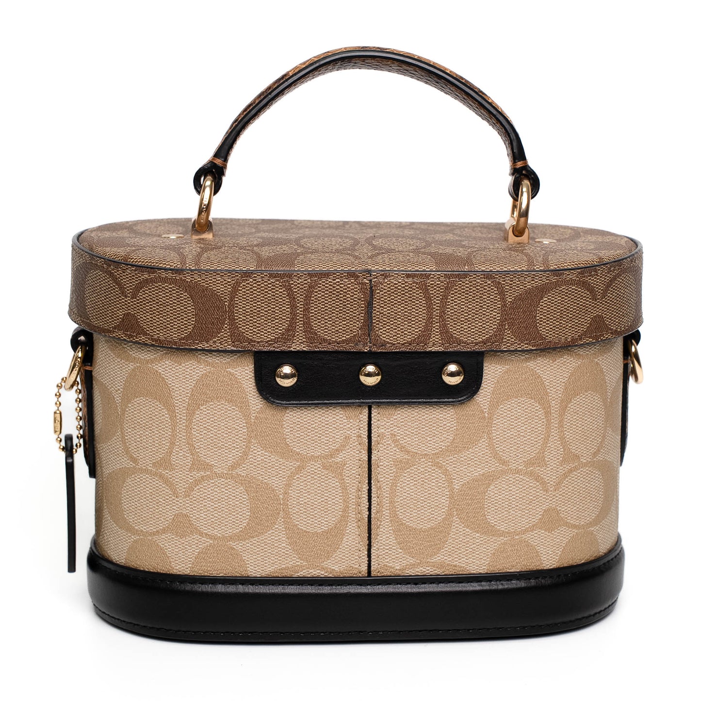 Coach Georgie Gem Khaki Canvas Crossbody Bag