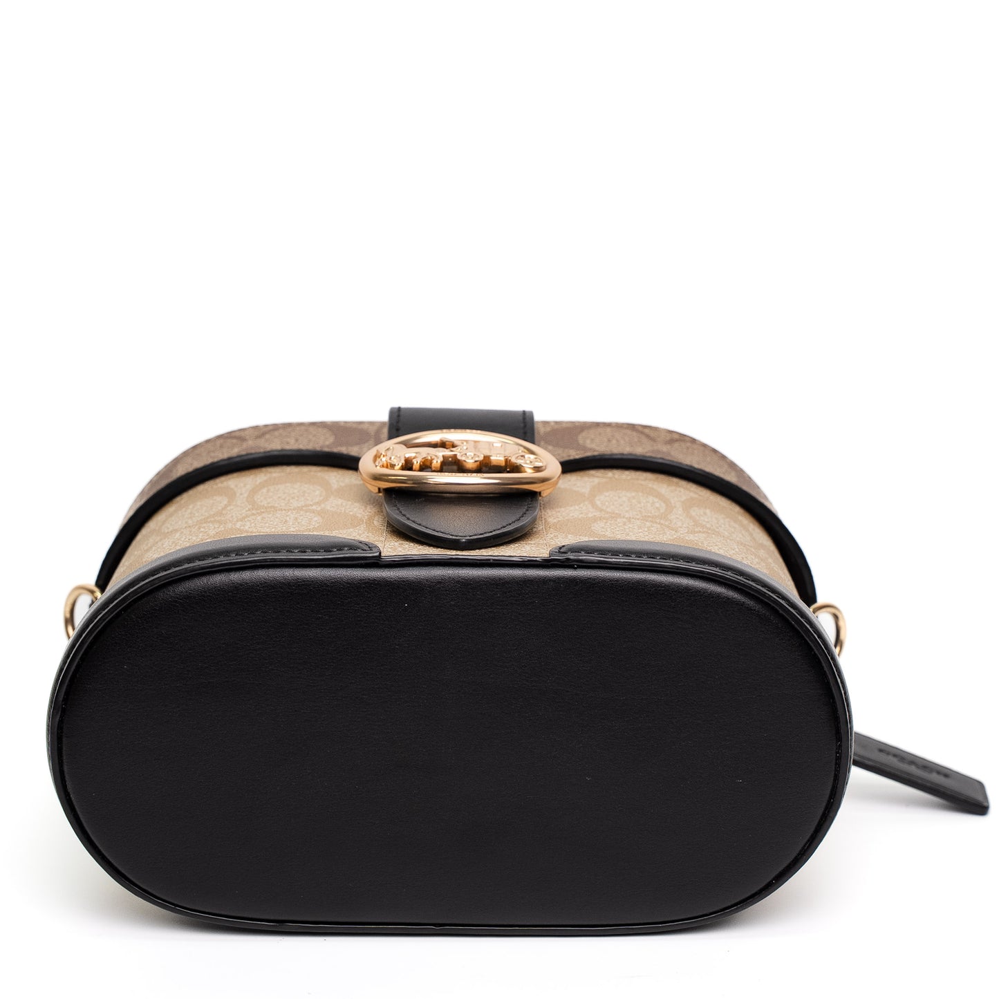 Coach Georgie Gem Khaki Canvas Crossbody Bag