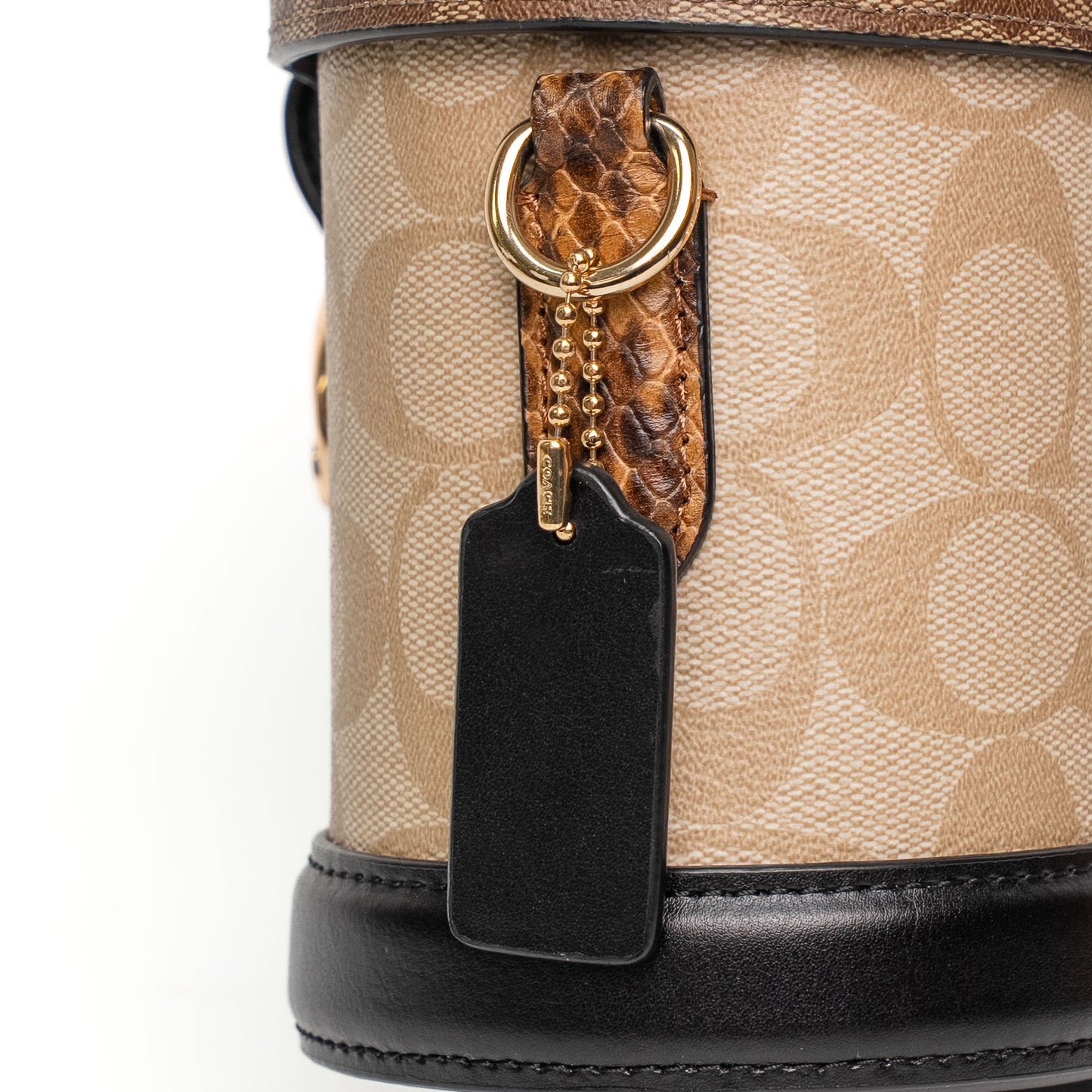 Coach Georgie Gem Khaki Canvas Crossbody Bag