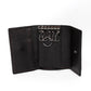 Gucci GG Black Leather Web Key Case Wallet