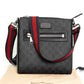 Gucci GG Supreme Black Canvas Messenger Bag