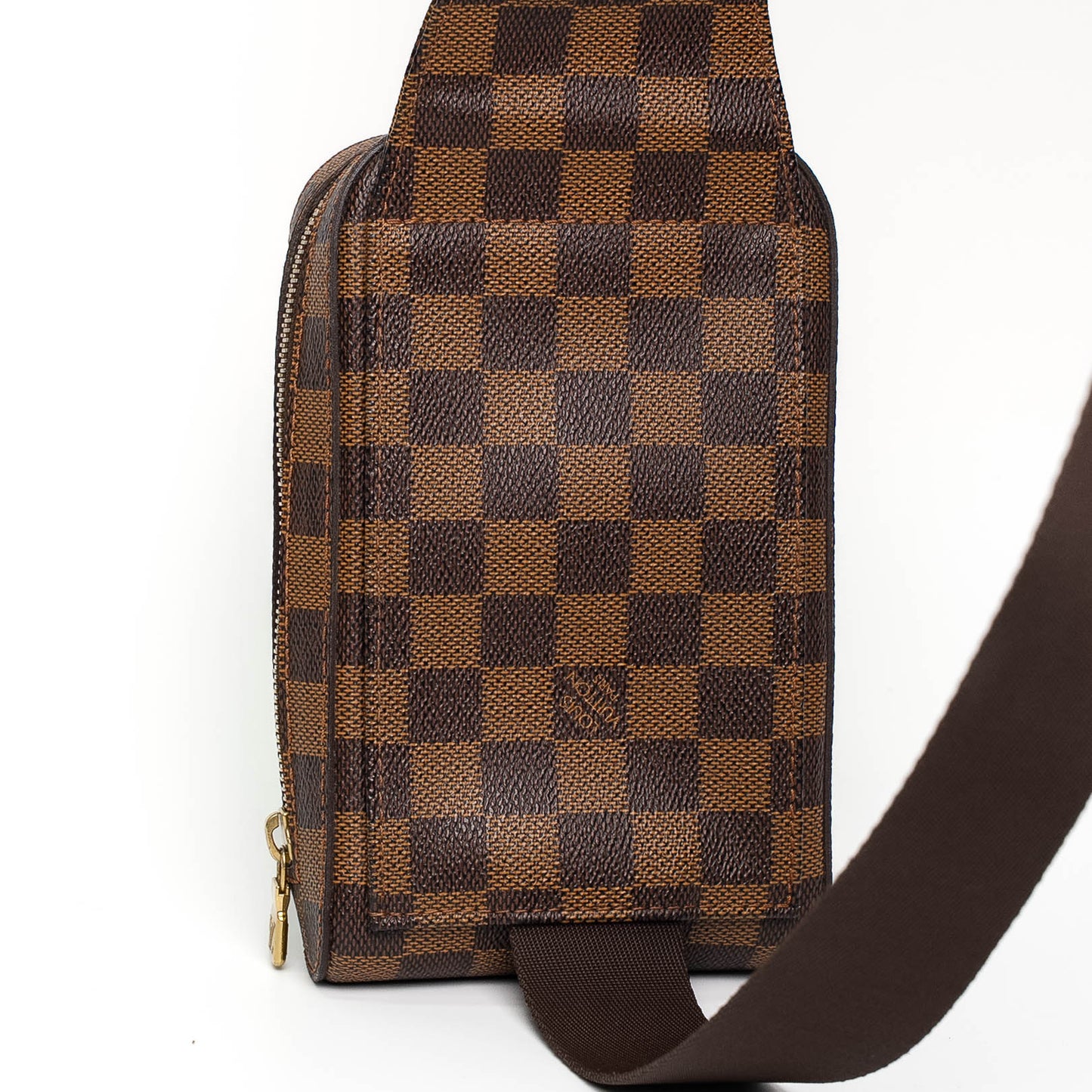 Louis Vuitton Geronimos Damier Ebene Canvas Crossbody Bag
