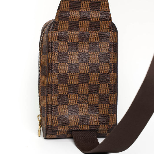 Louis Vuitton Geronimos Damier Ebene Canvas Crossbody Bag