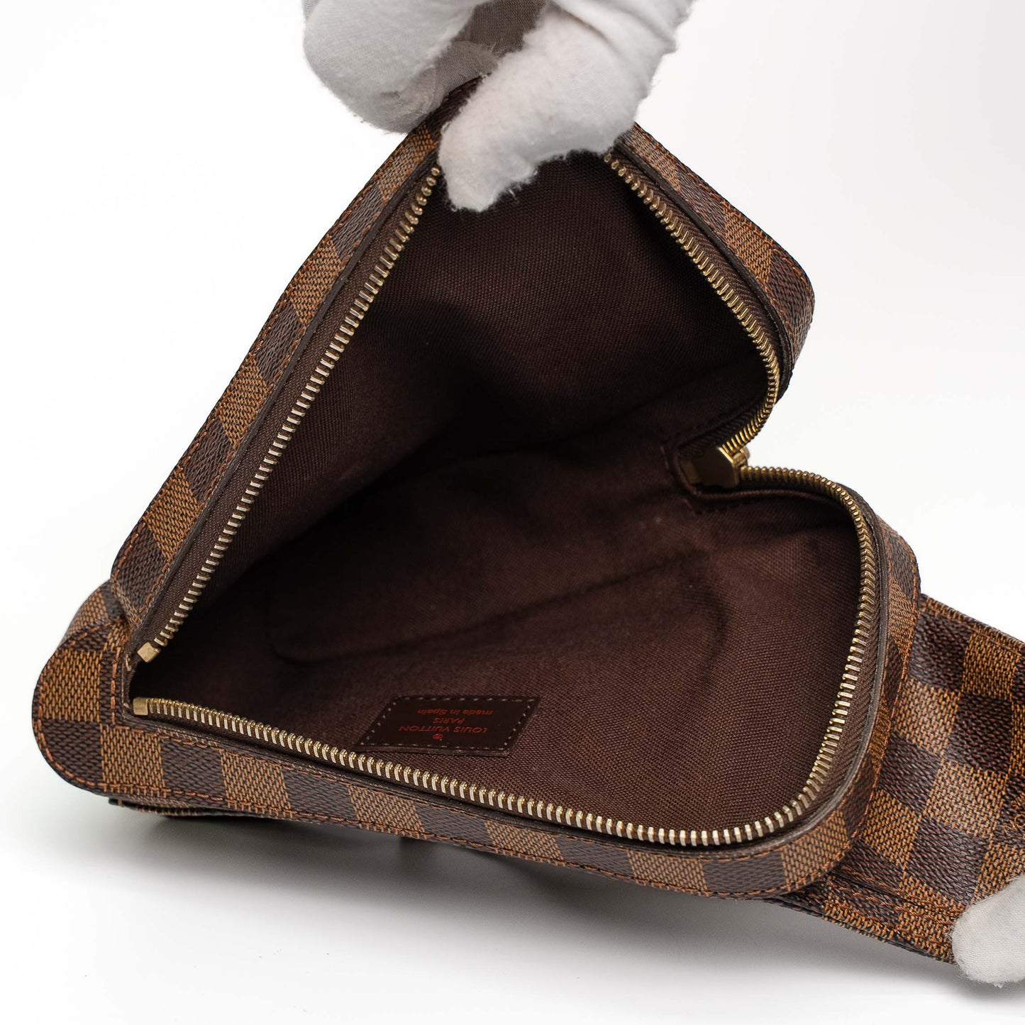 Louis Vuitton Geronimos Damier Ebene Canvas Crossbody Bag