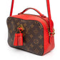 Louis Vuitton Saintonge Red Calfskin Crossbody Bag