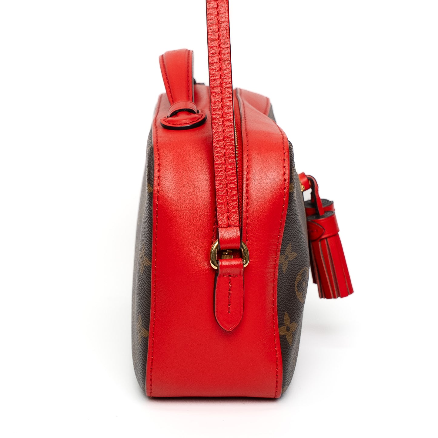 Louis Vuitton Saintonge Red Calfskin Crossbody Bag