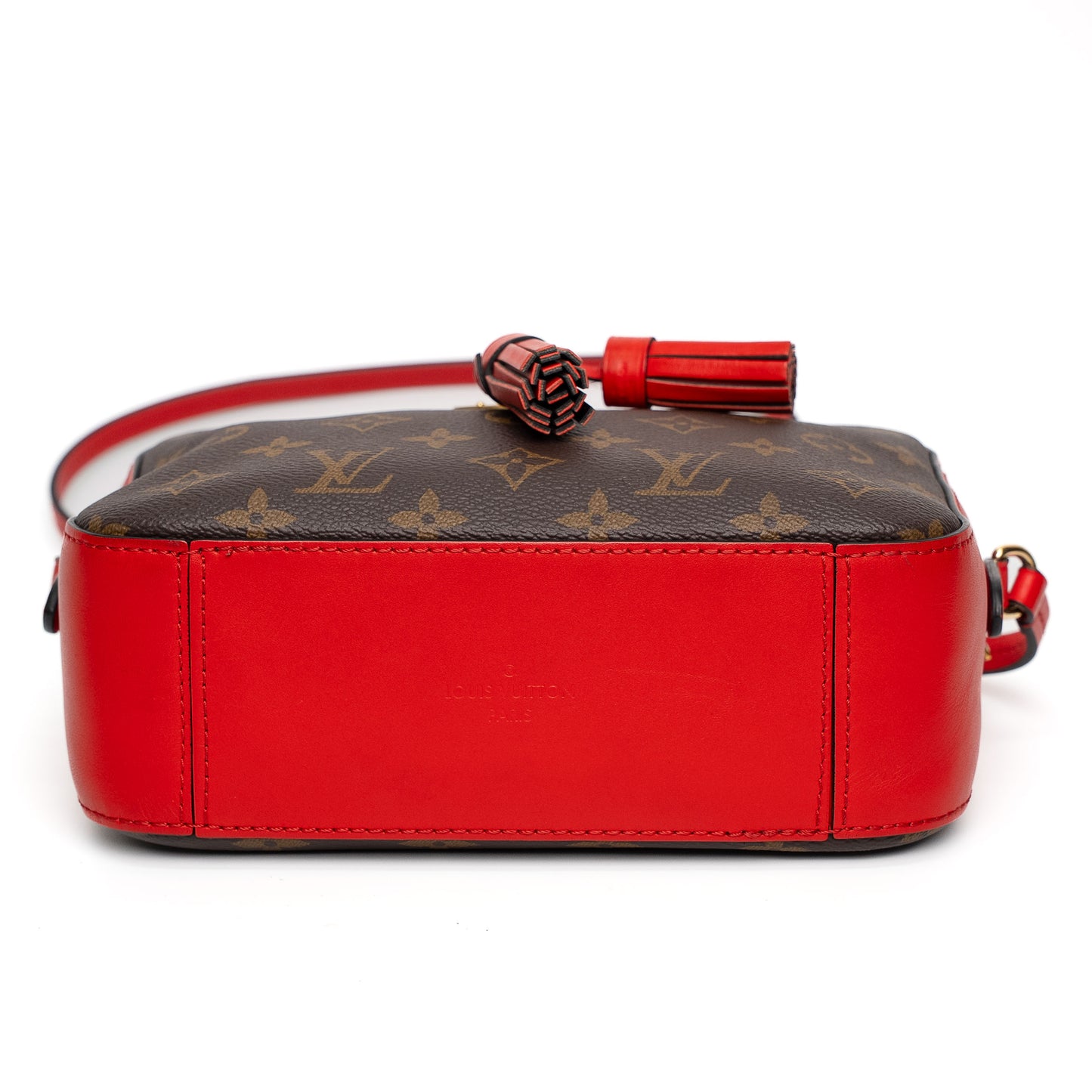 Louis Vuitton Saintonge Red Calfskin Crossbody Bag