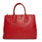 Prada Galleria Red Saffiano Leather Tote Bag