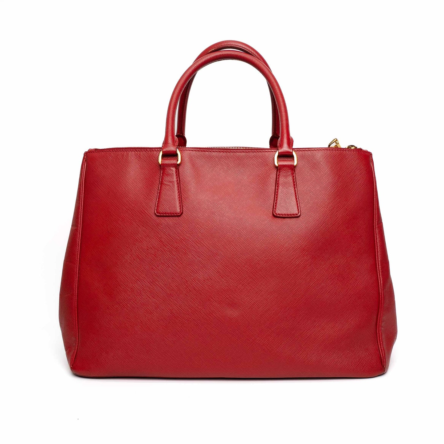 Prada Galleria Red Saffiano Leather Tote Bag