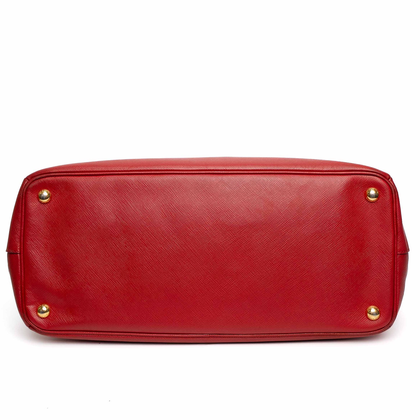 Prada Galleria Red Saffiano Leather Tote Bag