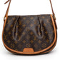 Louis Vuitton Menilmontant MM Brown Monogram Shoulder Bag